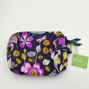 Vera Bradley Medium Cosmetic Bag Floral Nightingale